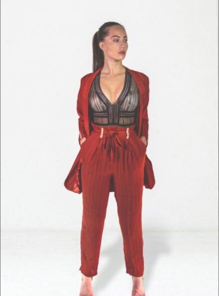 roman silk jacket with pants