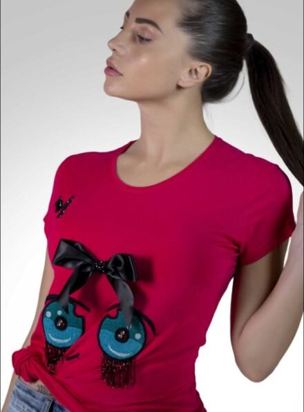 T-Shirt with graphic embellishment