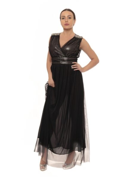 Black Long Dress Chiffon